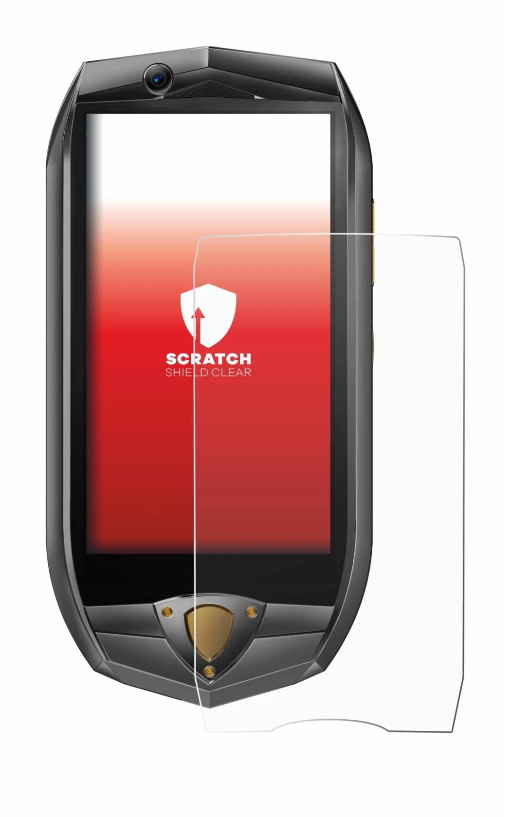 Imagen del dispositivo Oukitel K16 con una amplia variedad de protectores de pantalla.