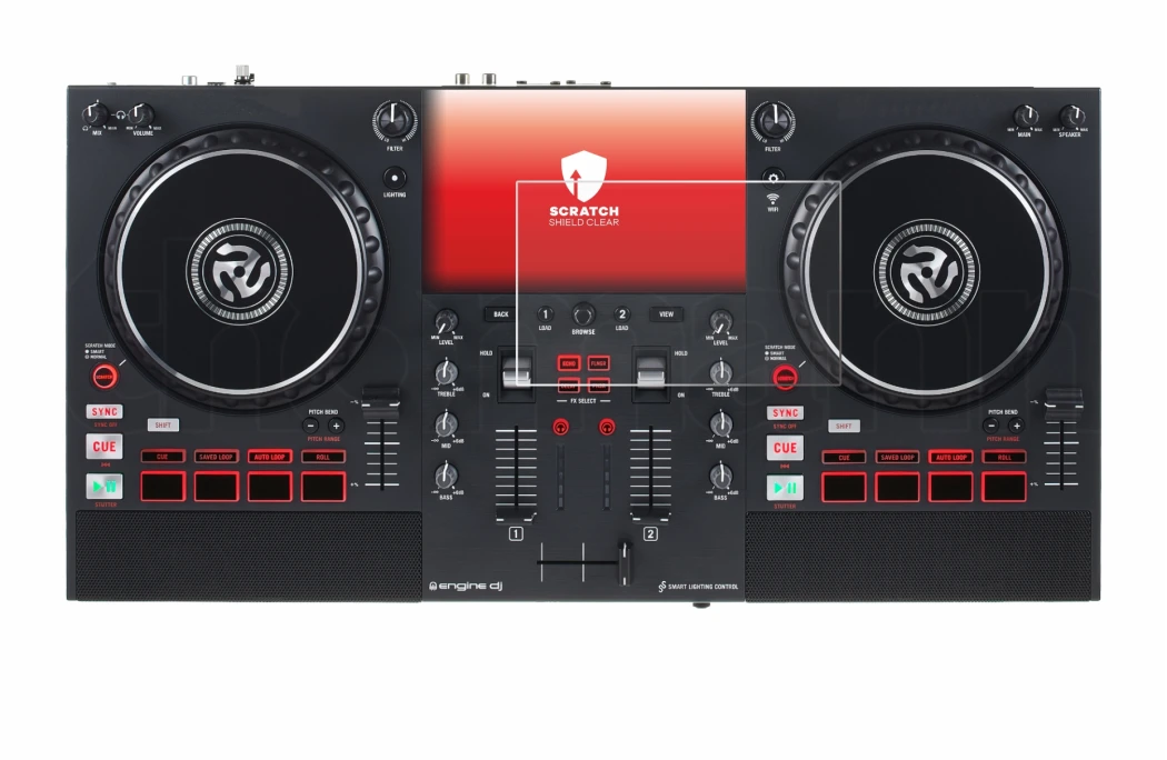 Imagen del dispositivo Numark Mixstream Pro+ con una amplia variedad de protectores de pantalla.