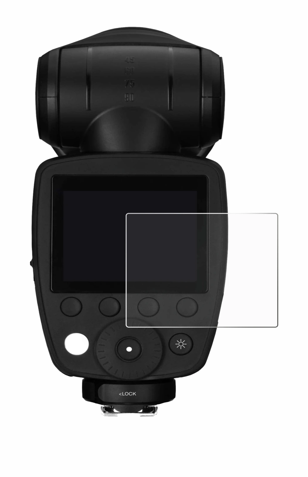 Imagen del dispositivo Profoto A10 con una amplia variedad de protectores de pantalla.