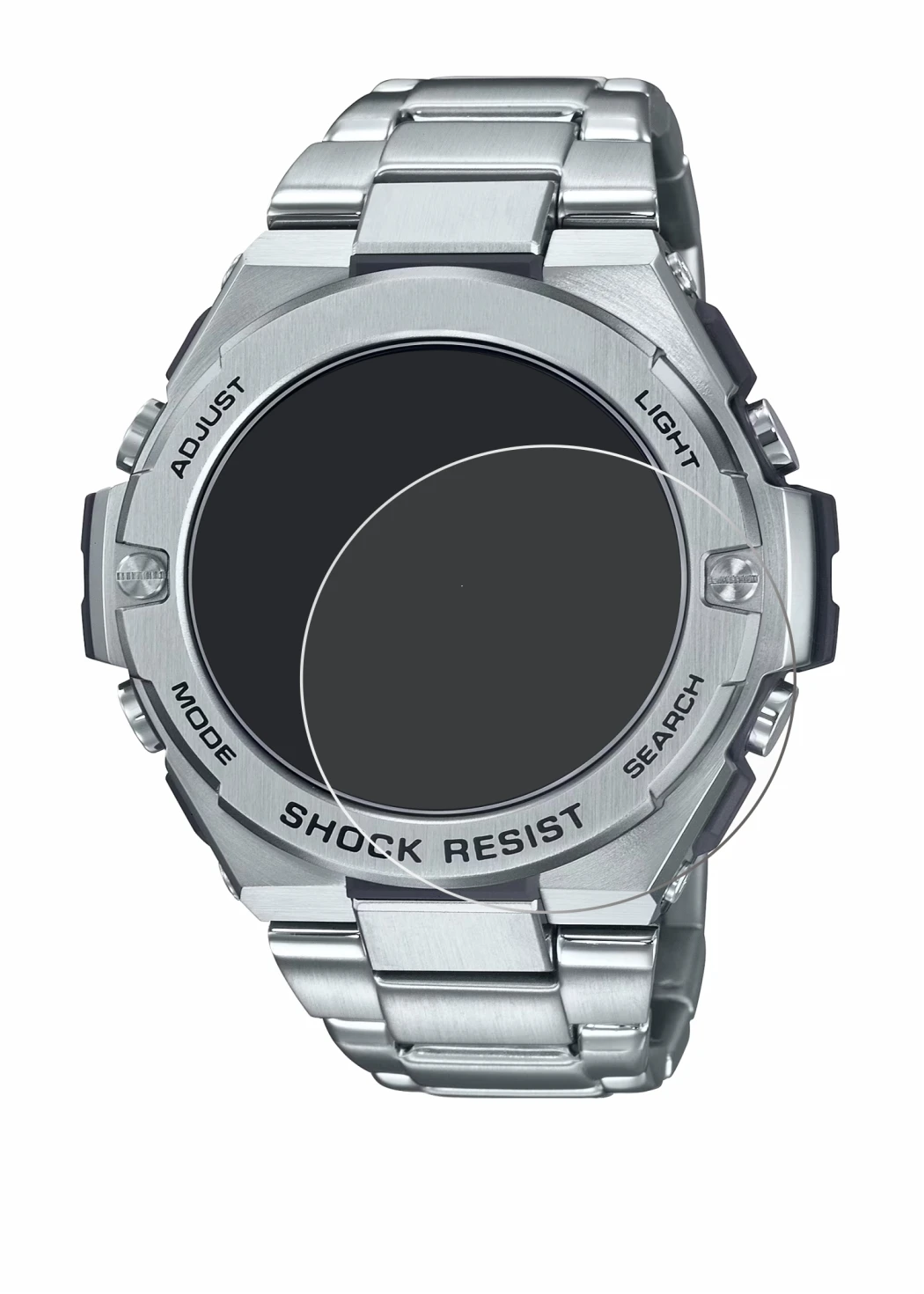 Imagen del dispositivo Casio G-Shock GST-B500D-1A con una amplia variedad de protectores de pantalla.