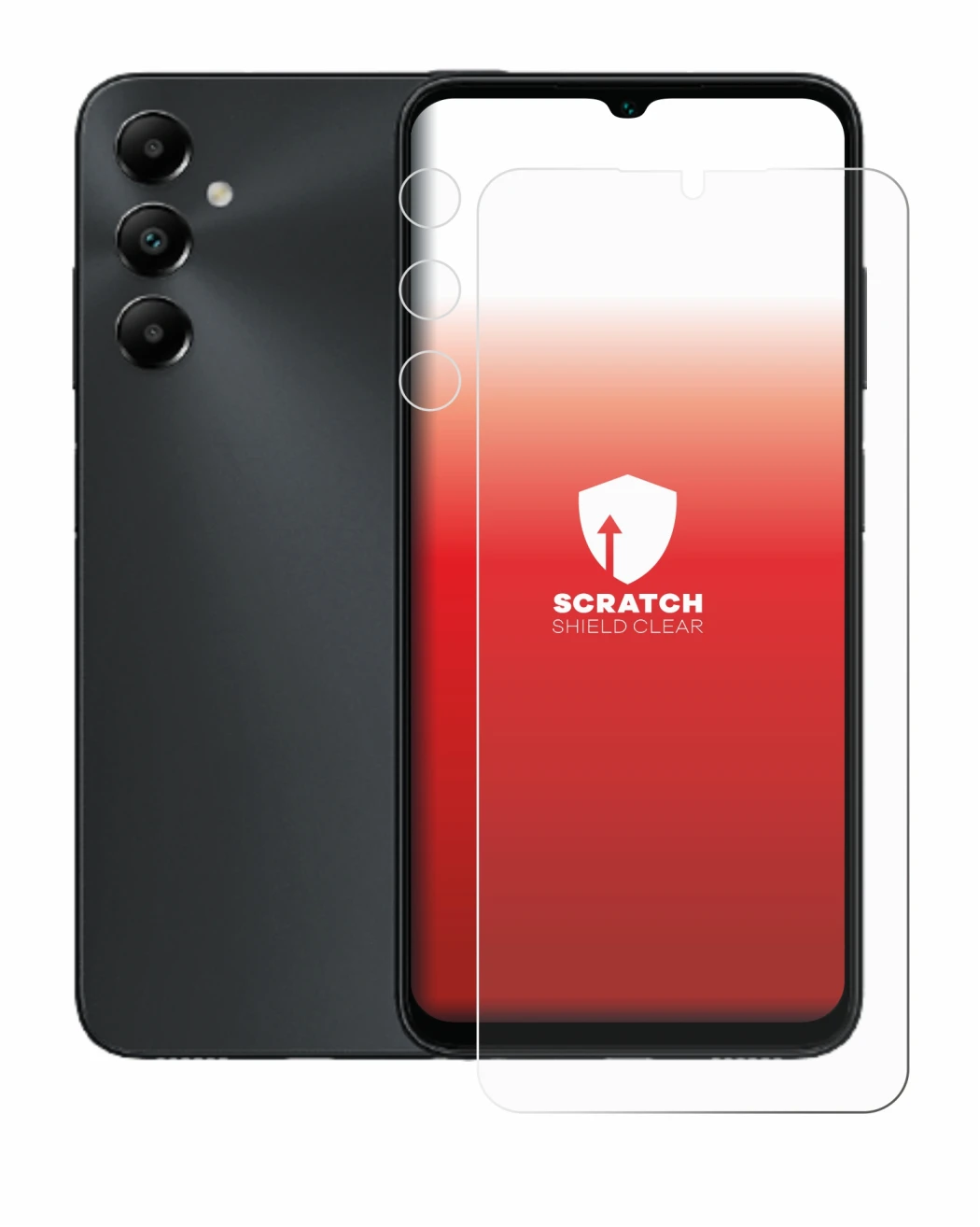 Imagen del dispositivo Samsung Galaxy A05s (Frontal+Cámara) con una amplia variedad de protectores de pantalla.