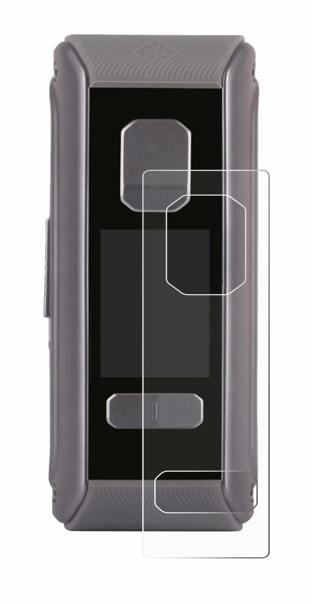 Imagen del dispositivo GeekVape Aegis Max2 / Max100 con una amplia variedad de protectores de pantalla.