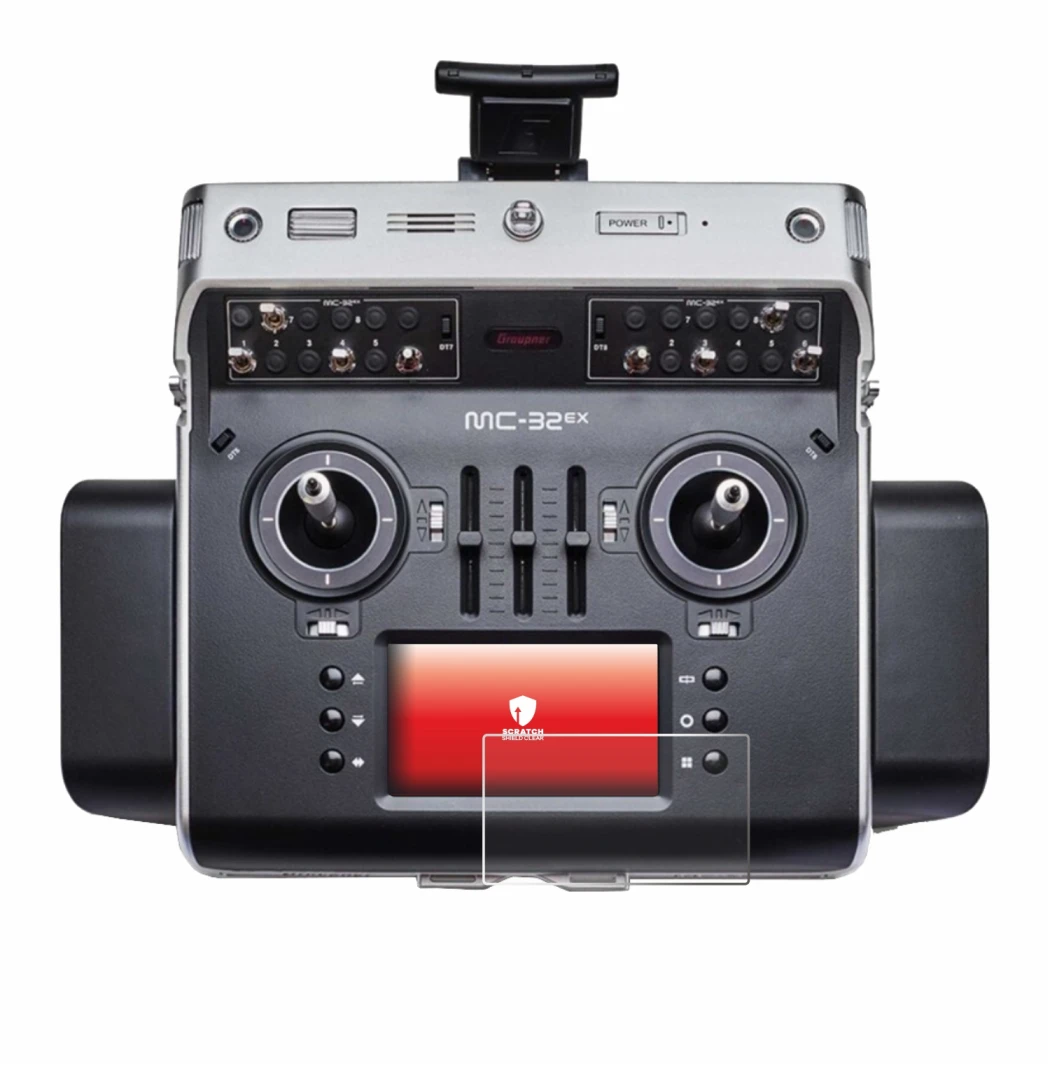 Imagen del dispositivo Graupner MC-32ex con una amplia variedad de protectores de pantalla.