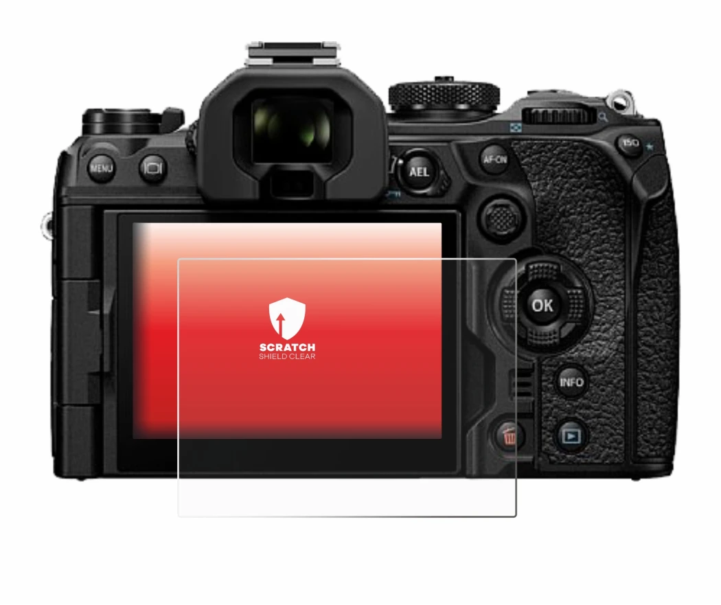 Imagen del dispositivo Olympus OM System OM-1 Mark II con una amplia variedad de protectores de pantalla.