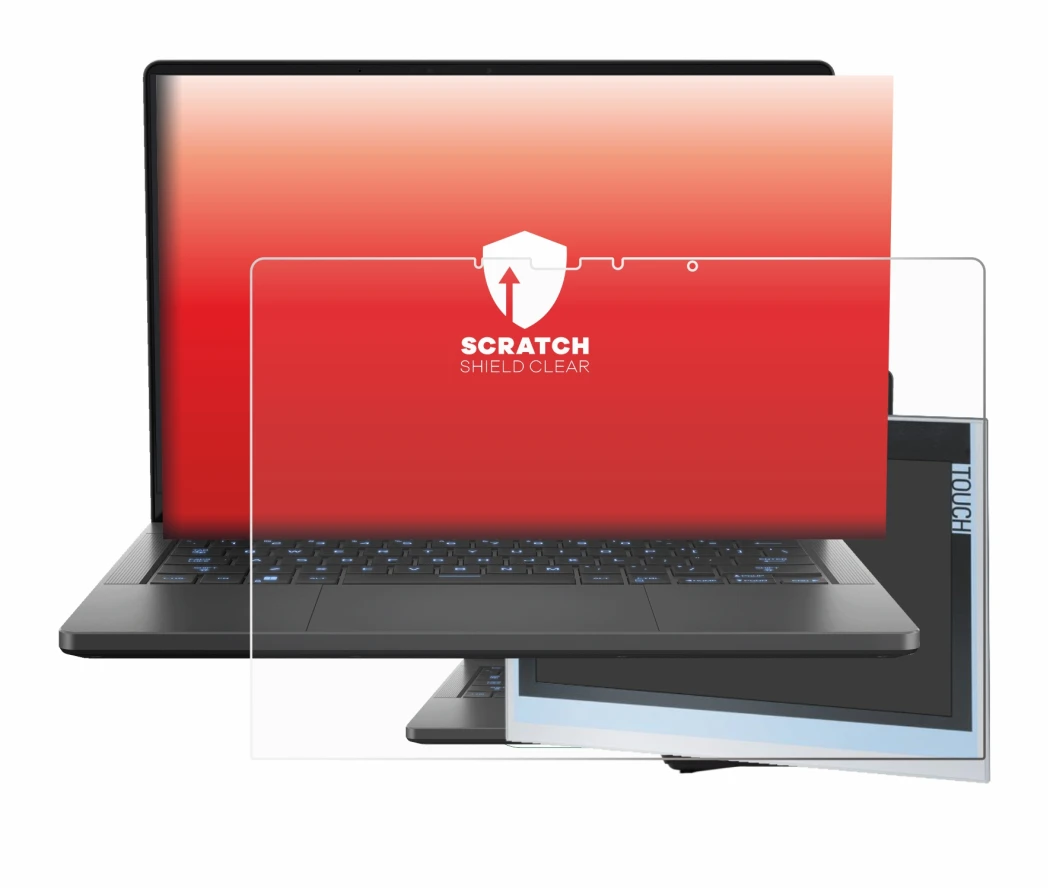 Imagen del dispositivo ASUS ROG Zephyrus G14 2024 GA403 con una amplia variedad de protectores de pantalla.