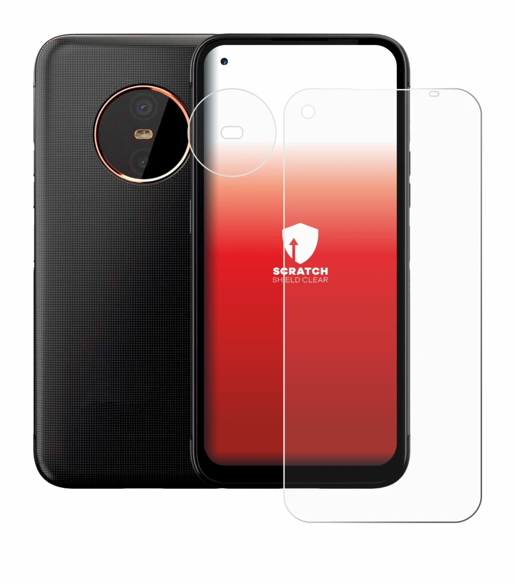 Imagen del dispositivo Gigaset GX6 Pro (Frontal+Cámara) con una amplia variedad de protectores de pantalla.