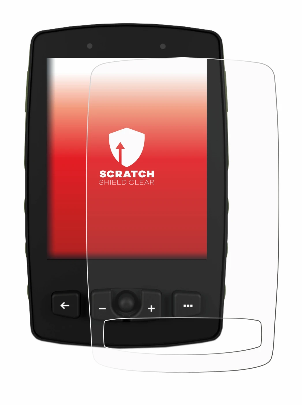 Imagen del dispositivo TwoNav Aventura 2 Plus con una amplia variedad de protectores de pantalla.