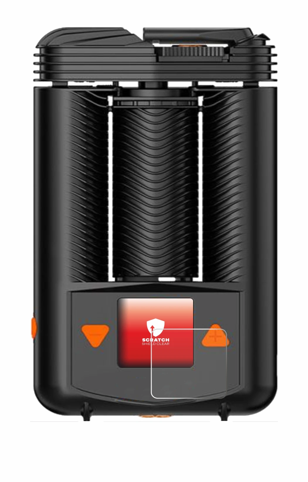 Imagen del dispositivo Storz & Bickel Mighty + con una amplia variedad de protectores de pantalla.