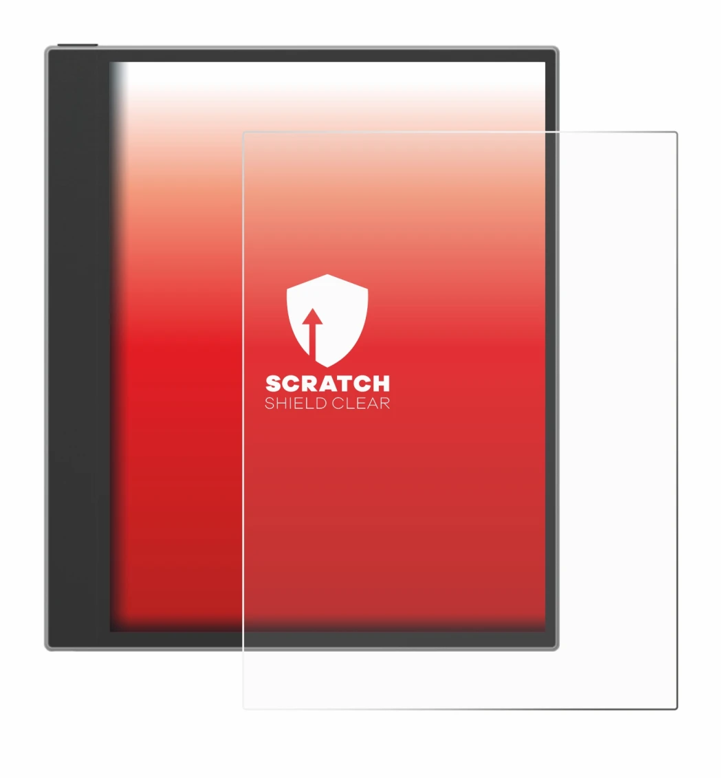 Imagen del dispositivo PocketBook InkPad Eo (2024) con una amplia variedad de protectores de pantalla.