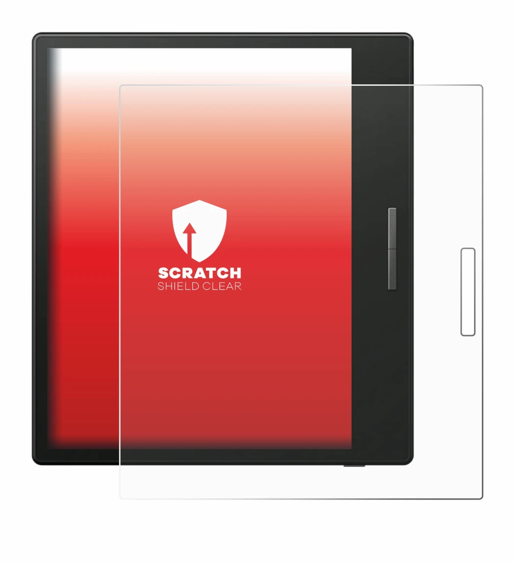 Imagen del dispositivo Boox Go Color 7 con una amplia variedad de protectores de pantalla.