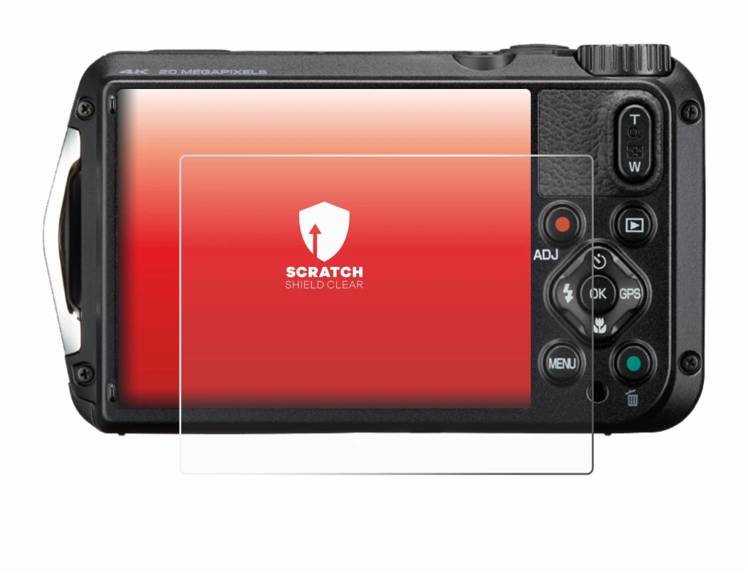 Imagen del dispositivo Ricoh Pentax WG-8 con una amplia variedad de protectores de pantalla.