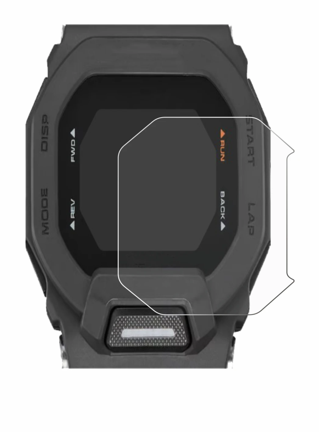 Imagen del dispositivo Casio G-Shock GBD-200 con una amplia variedad de protectores de pantalla.