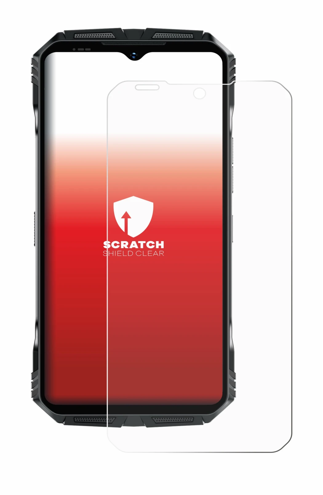 Imagen del dispositivo Doogee S118 con una amplia variedad de protectores de pantalla.