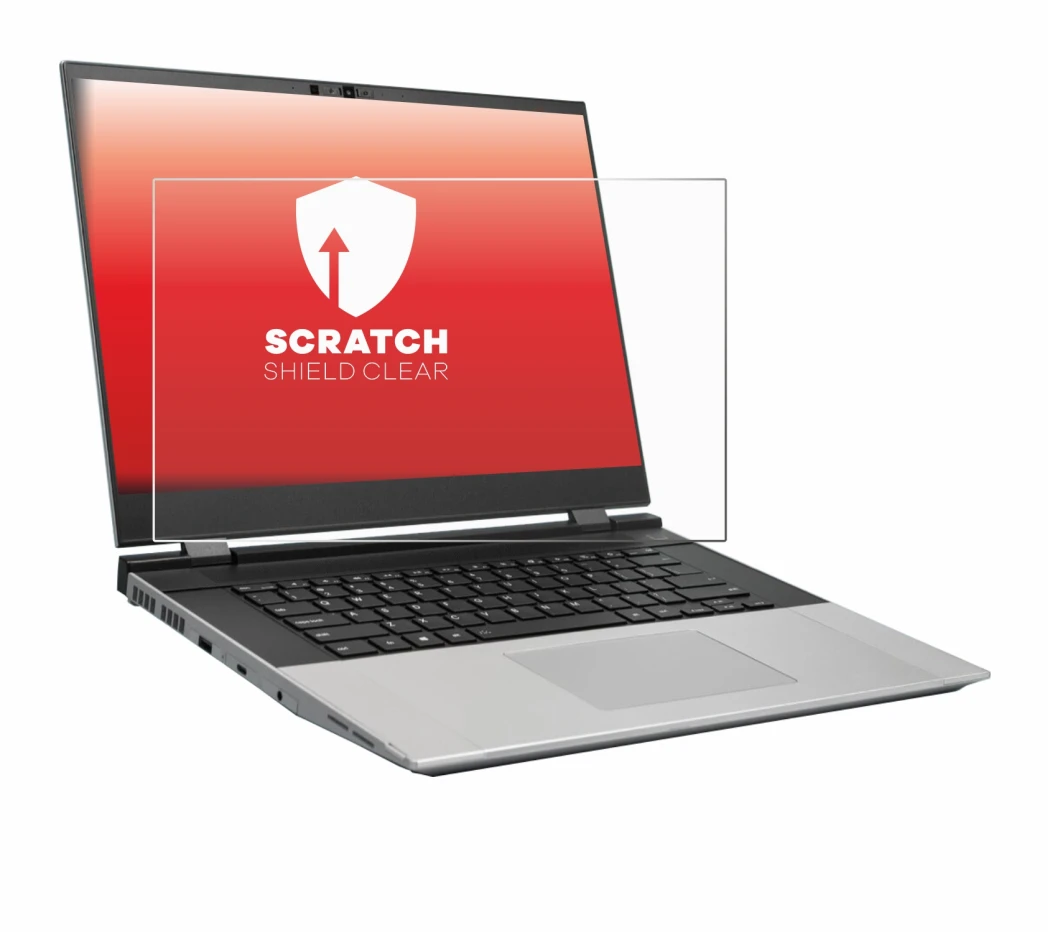 Imagen del dispositivo Framework Laptop 16 con una amplia variedad de protectores de pantalla.