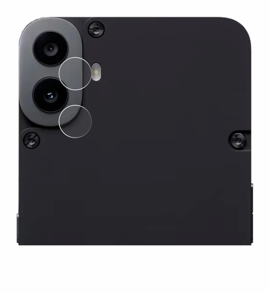 Imagen del dispositivo Nothing CMF Phone 1 (SÓLO Cámara) con una amplia variedad de protectores de pantalla.