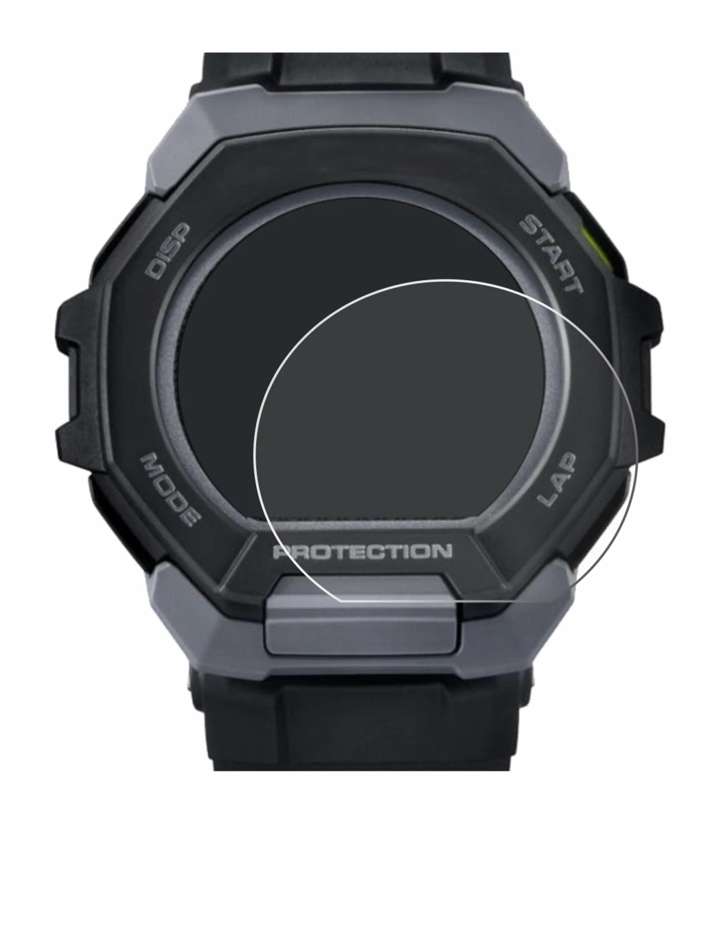 Imagen del dispositivo Casio G-Shock G-Squad GBD-300 con una amplia variedad de protectores de pantalla.