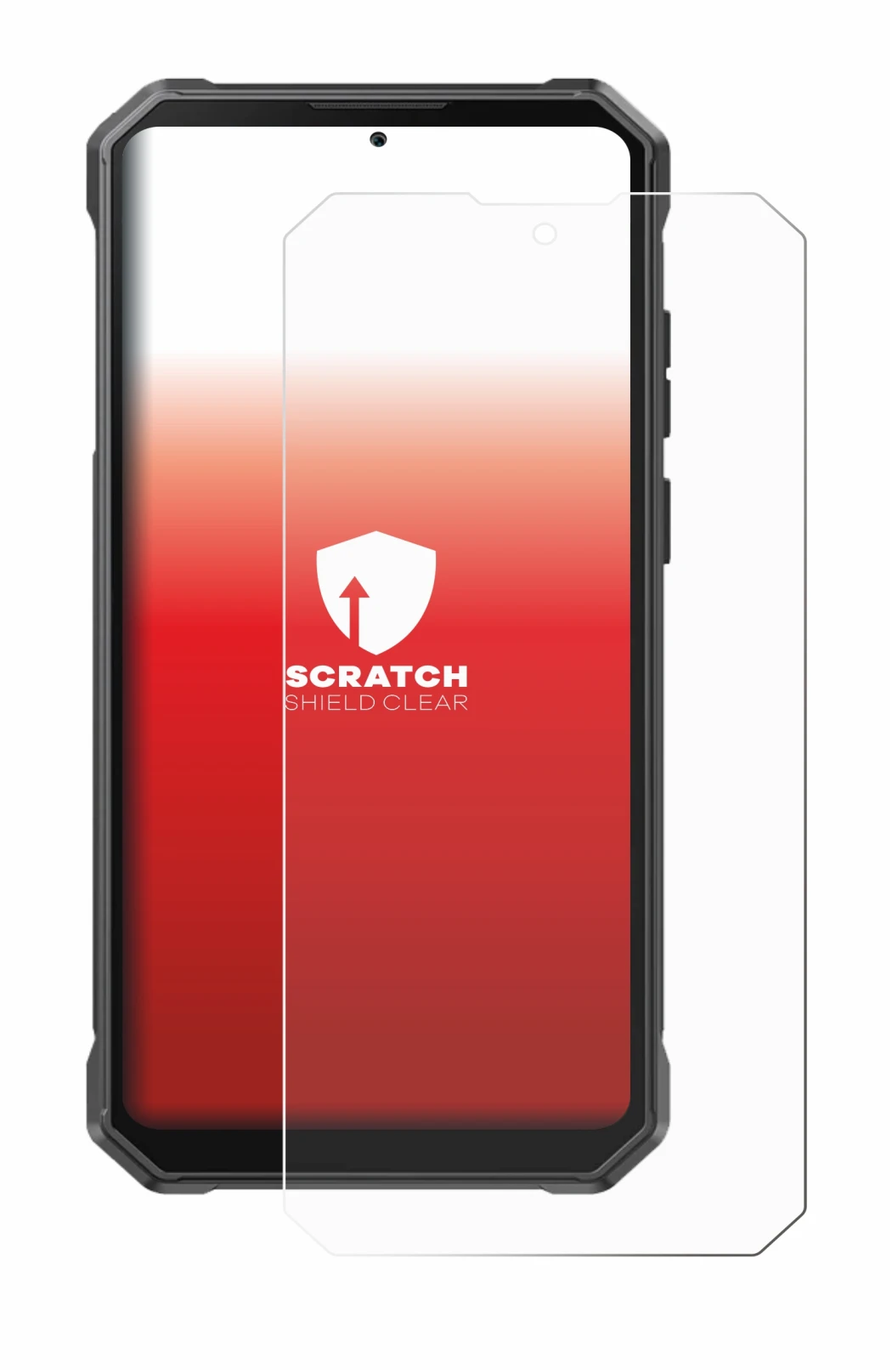 Imagen del dispositivo Fossibot F105 con una amplia variedad de protectores de pantalla.