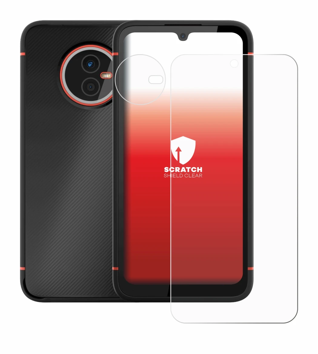 Imagen del dispositivo Gigaset GX4 Pro (Frontal+Cámara) con una amplia variedad de protectores de pantalla.