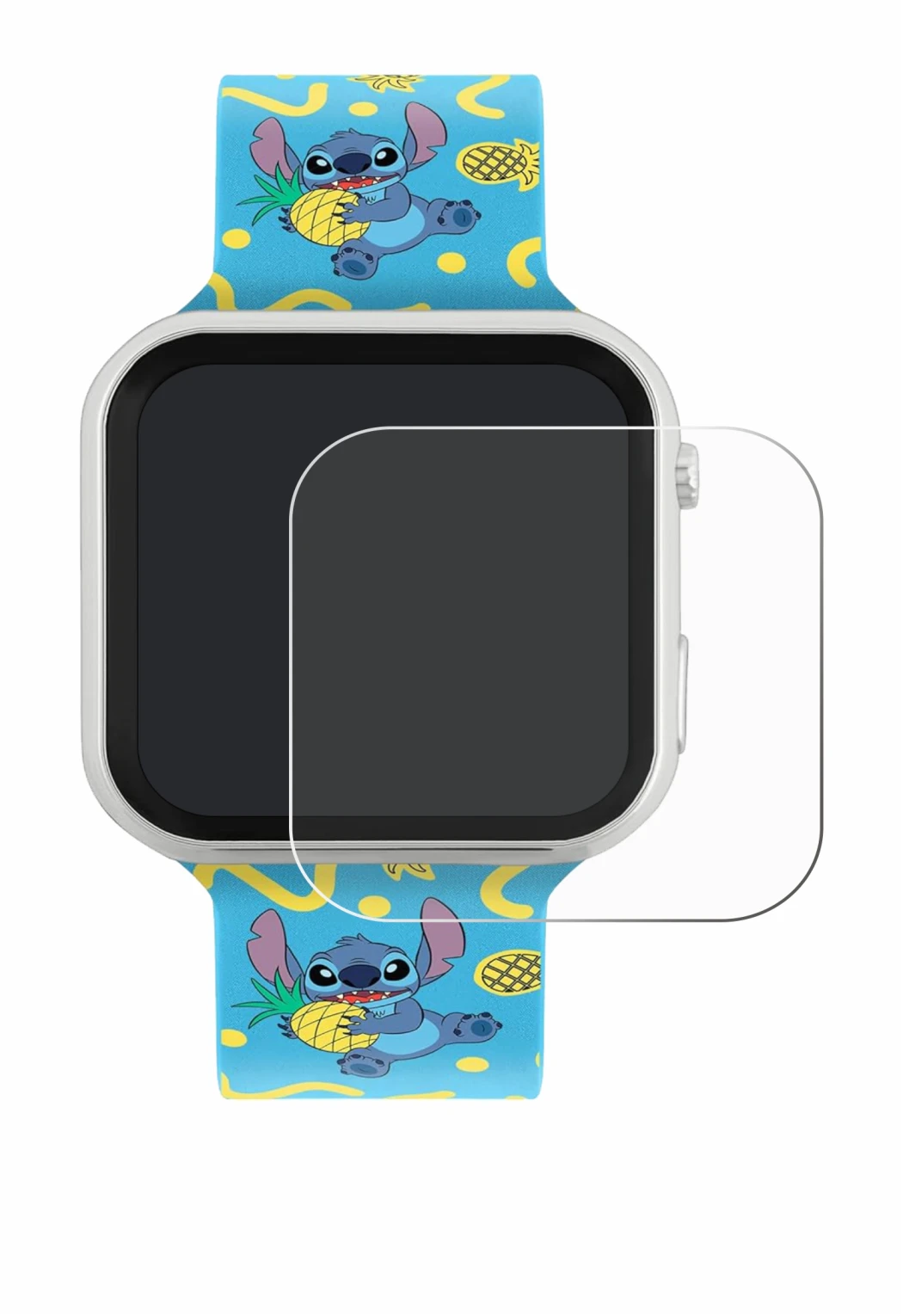 Imagen del dispositivo Disney Stitch LAS4038 con una amplia variedad de protectores de pantalla.
