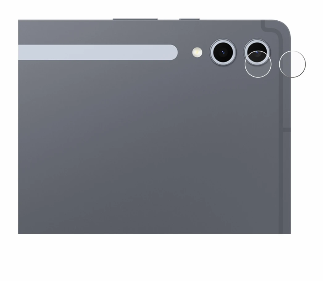 Imagen del dispositivo Samsung Galaxy Tab S10 Plus 5G (SÓLO Cámara) con una amplia variedad de protectores de pantalla.