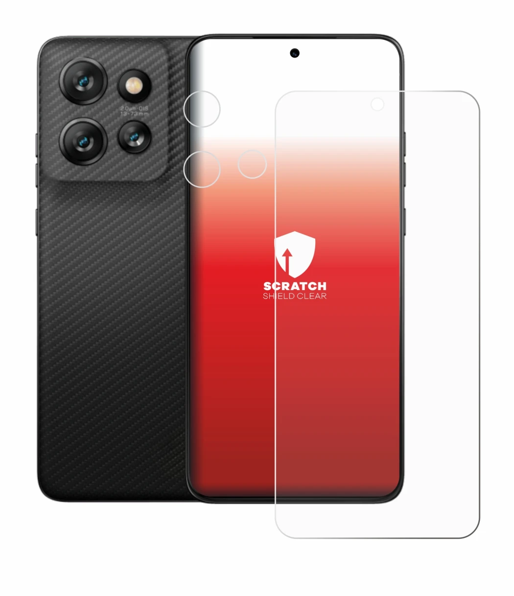 Imagen del dispositivo Motorola ThinkPhone 25 (Frontal+Cámara) con una amplia variedad de protectores de pantalla.