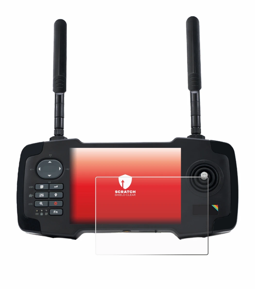 Imagen del dispositivo Toslon XR500 con una amplia variedad de protectores de pantalla.