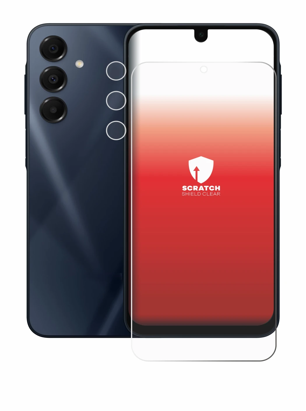 Imagen del dispositivo Samsung Galaxy A16 5G (Frontal+Cámara) con una amplia variedad de protectores de pantalla.