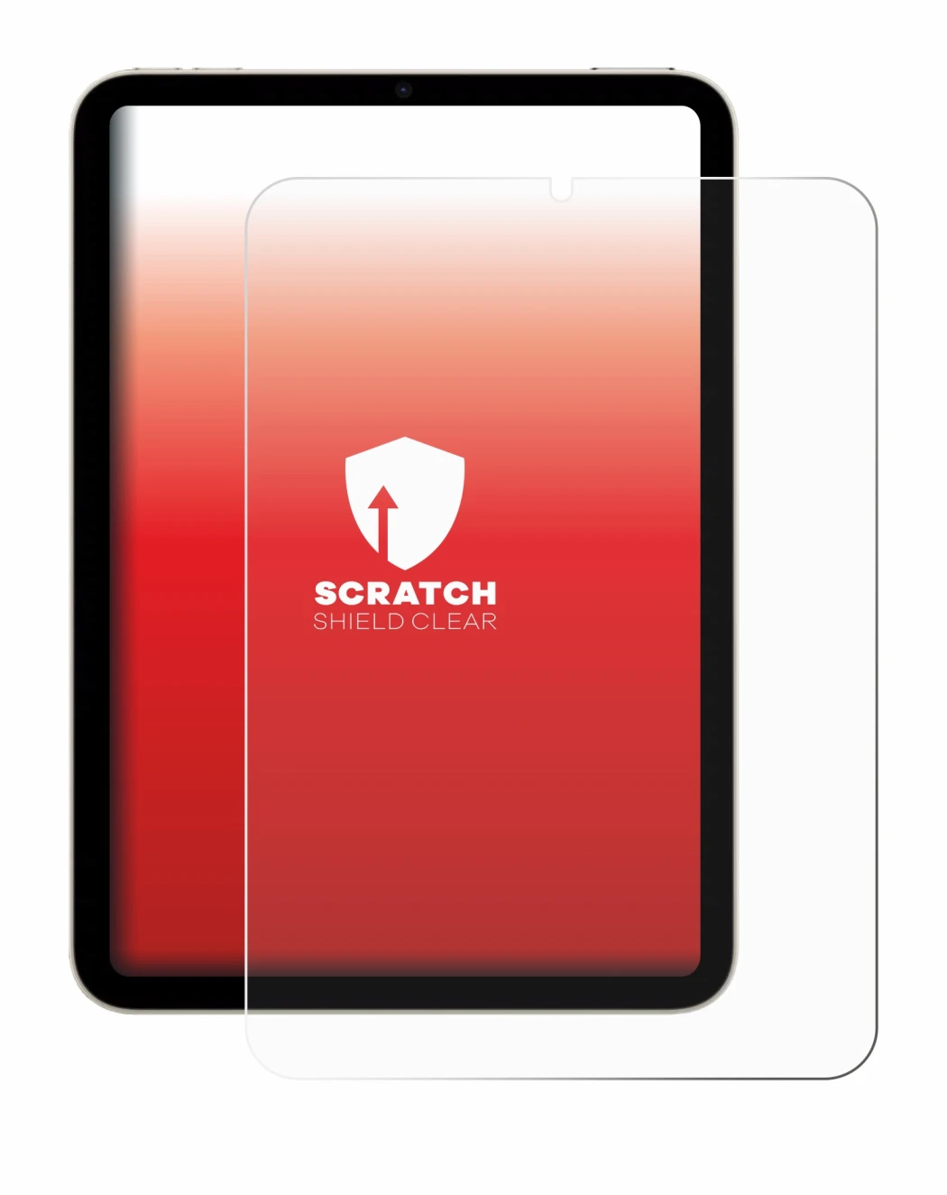 Imagen del dispositivo Apple iPad Mini 7 2024 con una amplia variedad de protectores de pantalla.