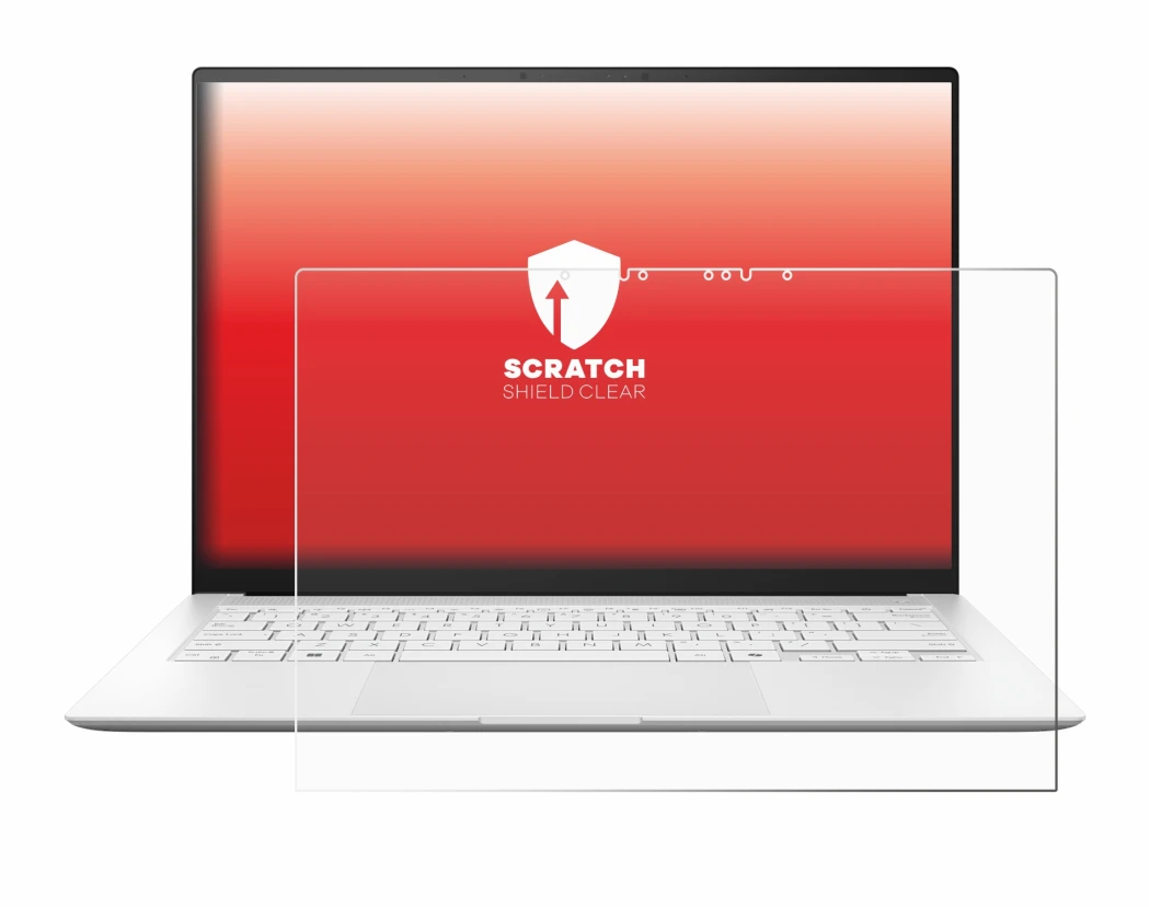 Imagen del dispositivo ASUS ZenBook S 14 UX5406 con una amplia variedad de protectores de pantalla.