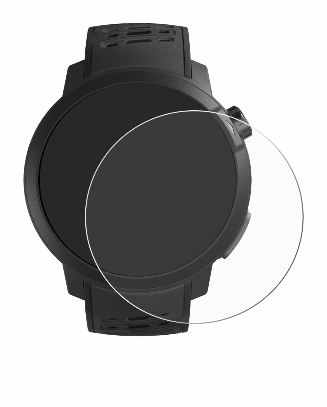 Imagen del dispositivo Coros Pace Pro con una amplia variedad de protectores de pantalla.