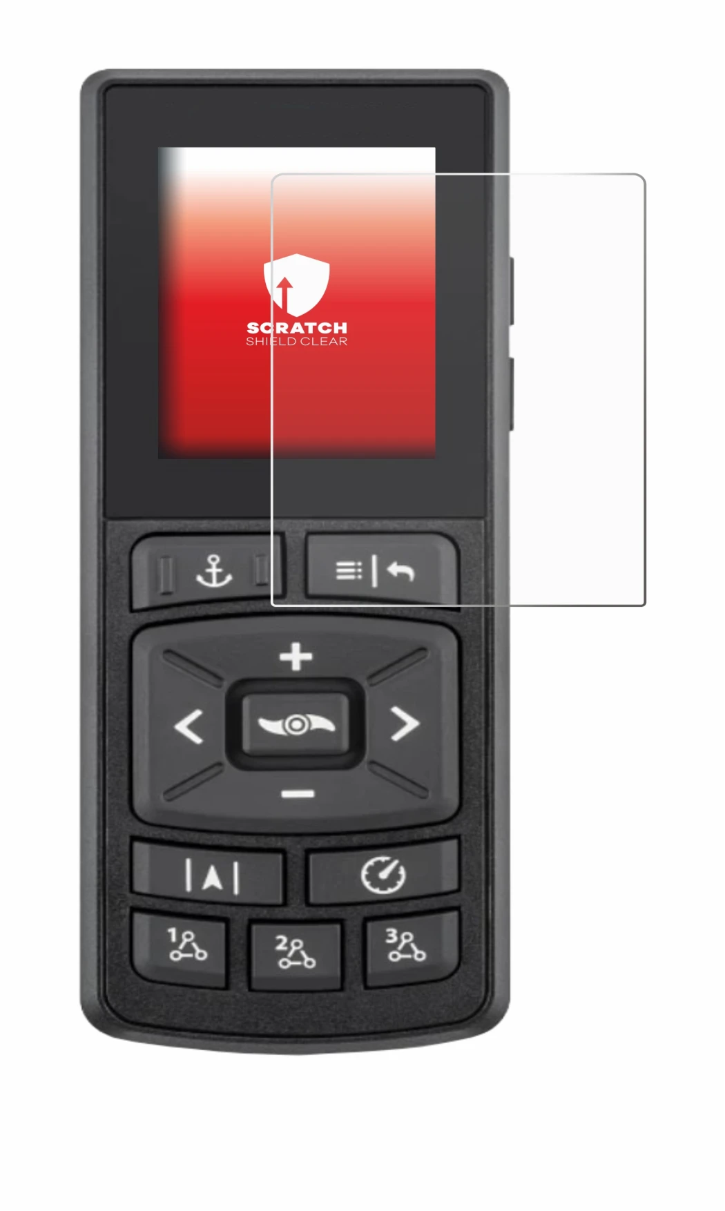Imagen del dispositivo Minn Kota Advanced GPS Navigation con una amplia variedad de protectores de pantalla.