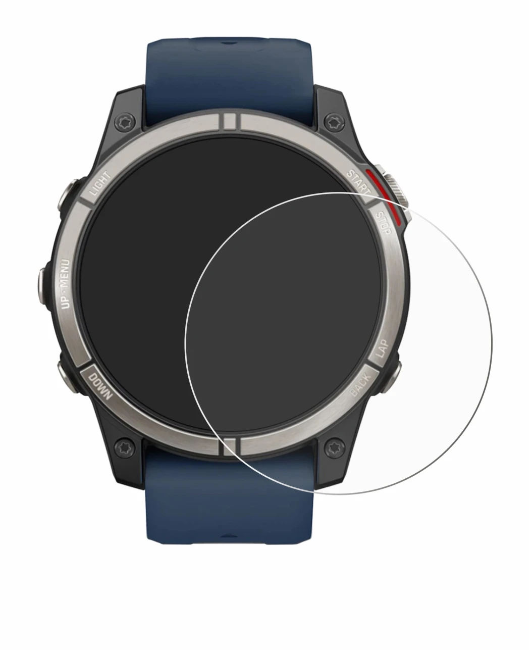 Imagen del dispositivo Garmin quatix 7 Pro con una amplia variedad de protectores de pantalla.