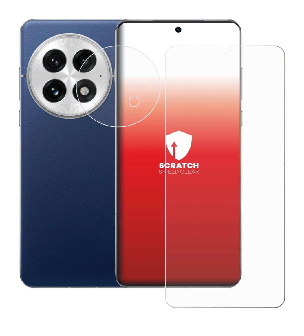 Imagen del dispositivo OnePlus 13 (Frontal+Cámara) con una amplia variedad de protectores de pantalla.