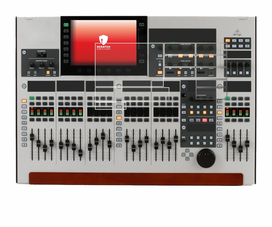 Imagen del dispositivo Behringer Wing (Set compuesto por 11 láminas) con una amplia variedad de protectores de pantalla.