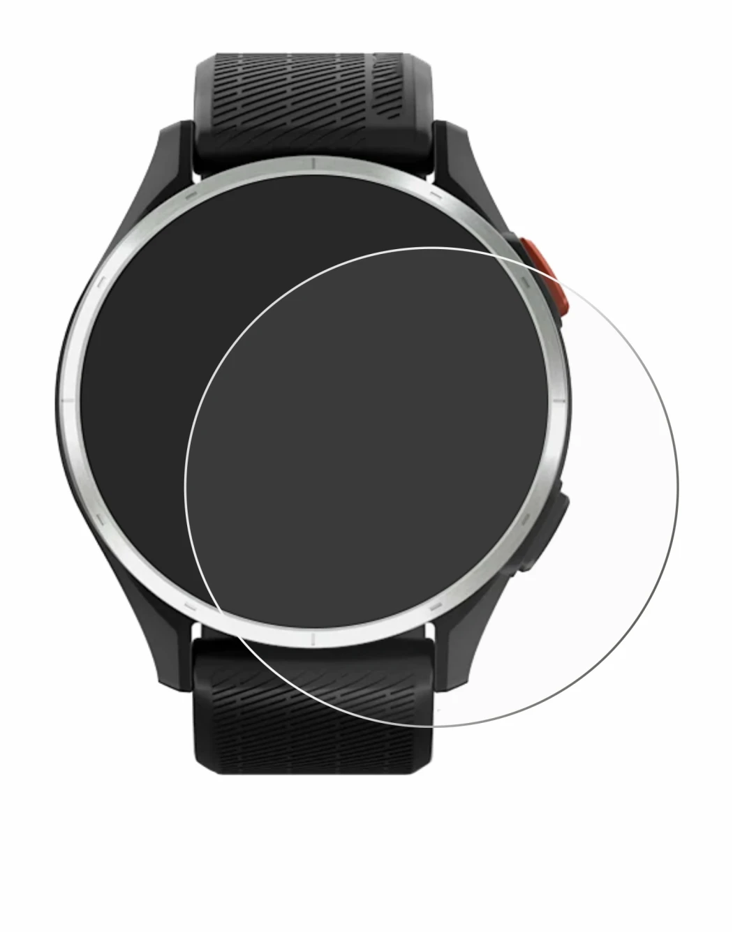 Imagen del dispositivo Garmin Approach S44 con una amplia variedad de protectores de pantalla.