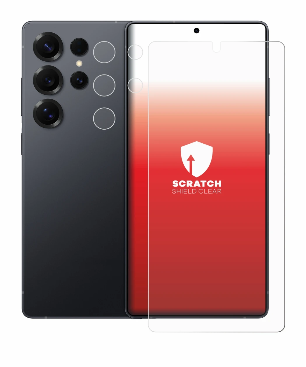 Imagen del dispositivo Samsung Galaxy S25 Ultra Enterprise Edition (Frontal+Cámara) con una amplia variedad de protectores de 