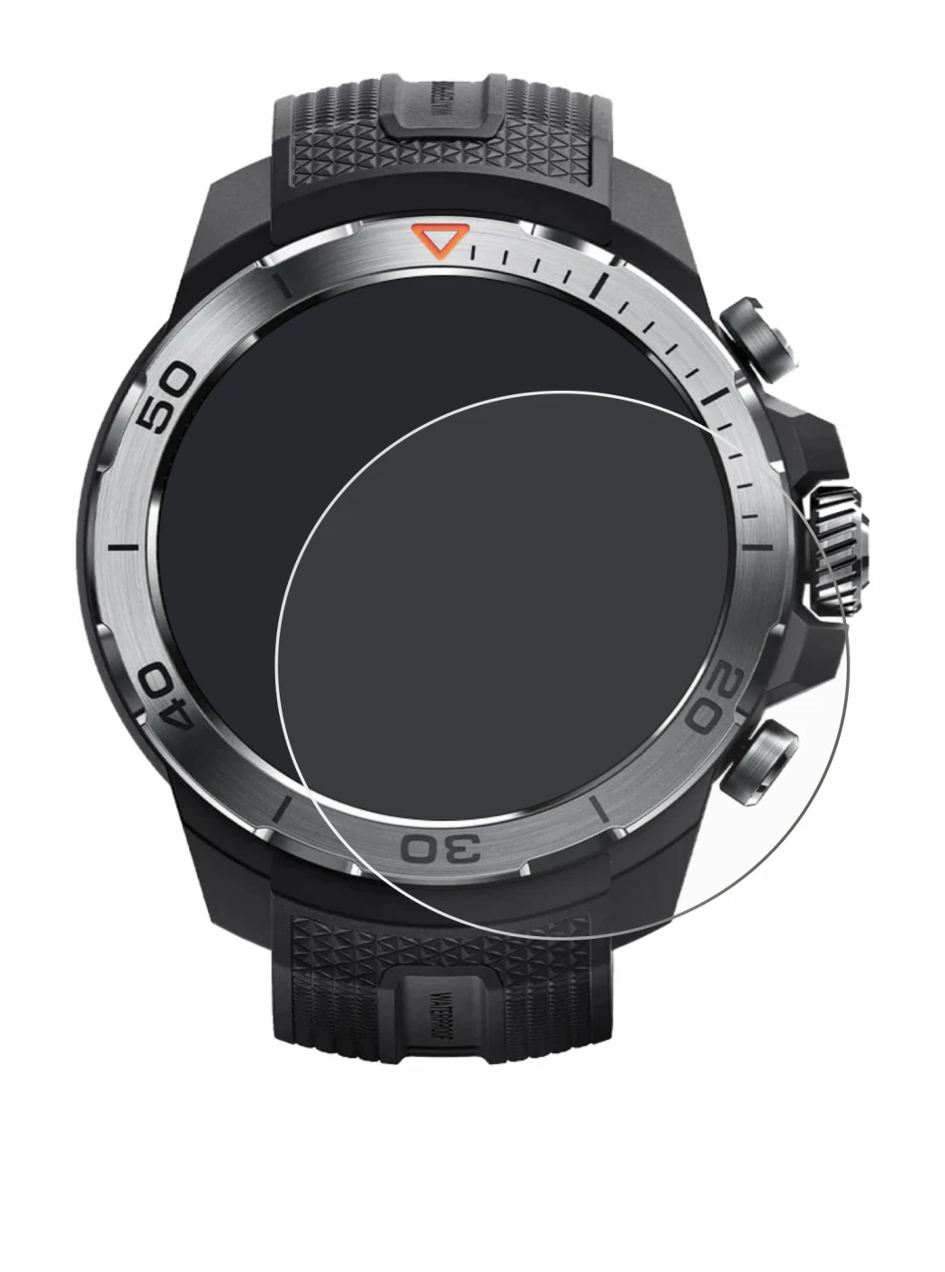 Imagen del dispositivo Xiaomi Mibro GS Explorer con una amplia variedad de protectores de pantalla.
