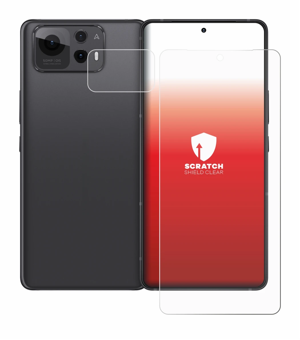 Imagen del dispositivo ASUS ZenFone 12 Ultra (Frontal+Cámara) con una amplia variedad de protectores de pantalla.