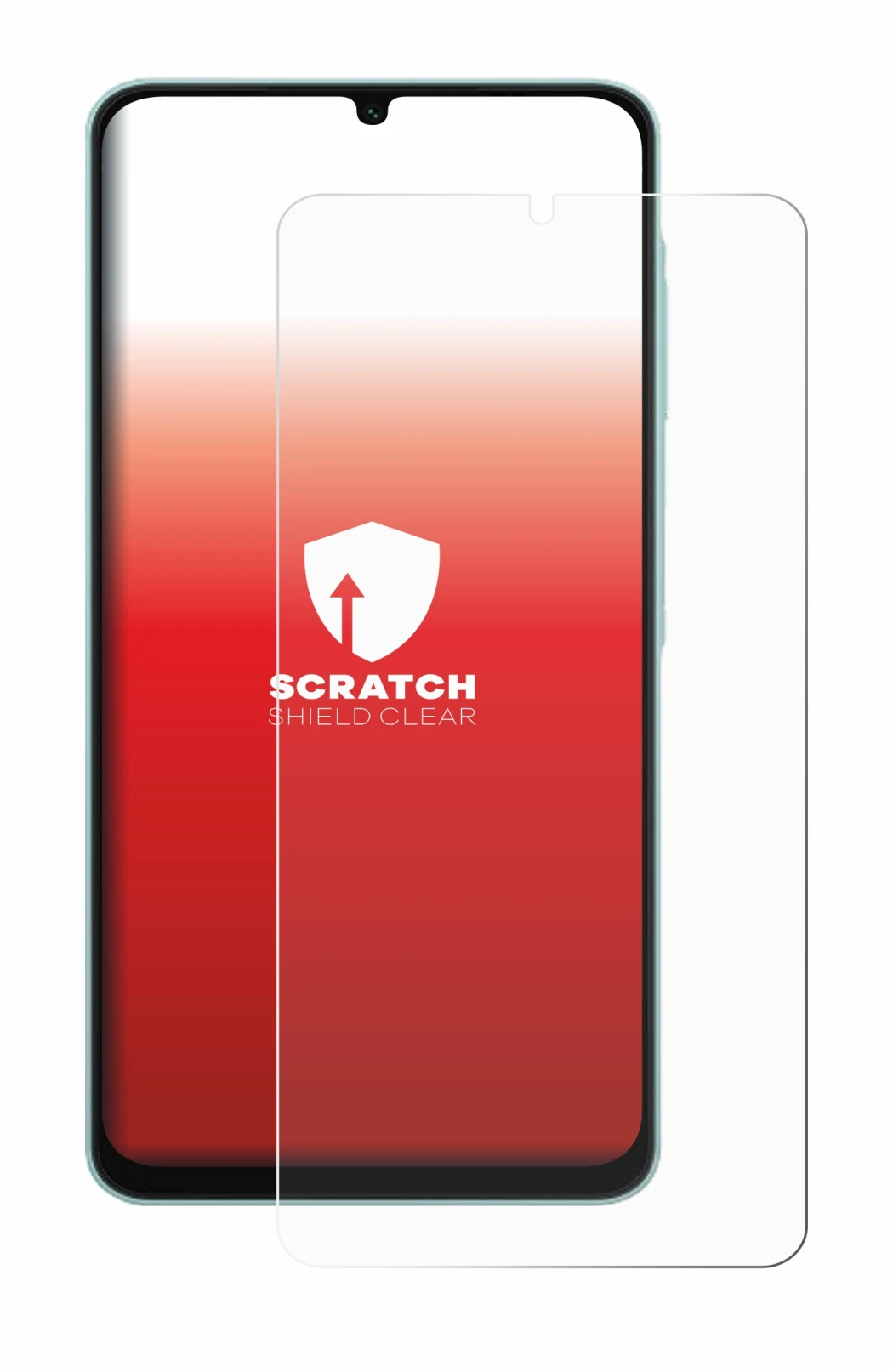 Imagen del dispositivo Samsung Galaxy A06 5G con una amplia variedad de protectores de pantalla.