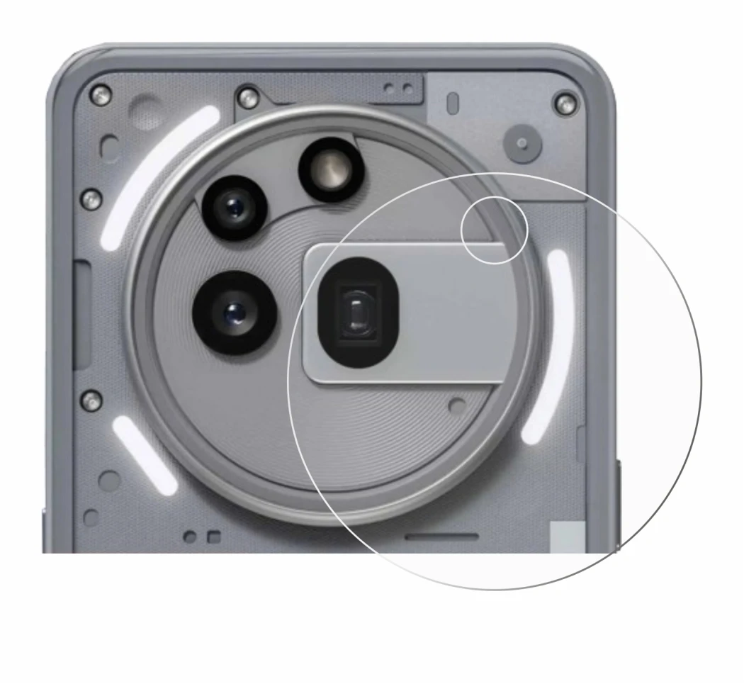 Imagen del dispositivo Nothing Phone (3a) Pro (SÓLO Cámara) con una amplia variedad de protectores de pantalla.