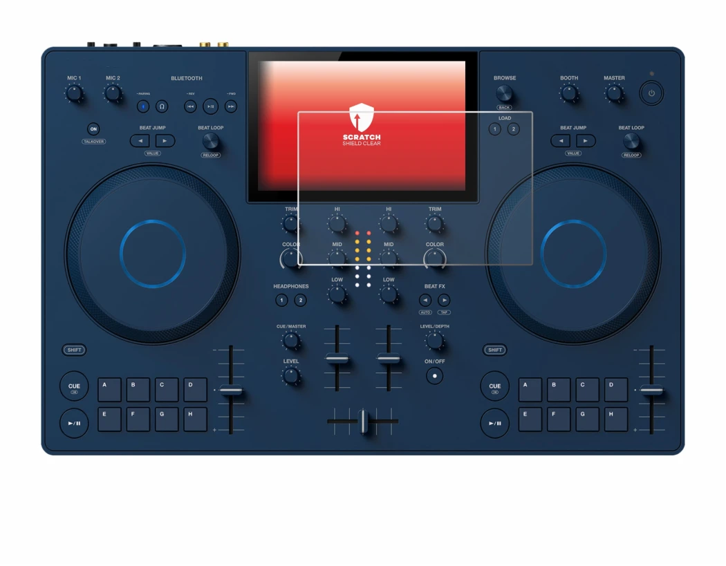 Imagen del dispositivo AlphaTheta OMNIS-Duo (Jog) con una amplia variedad de protectores de pantalla.
