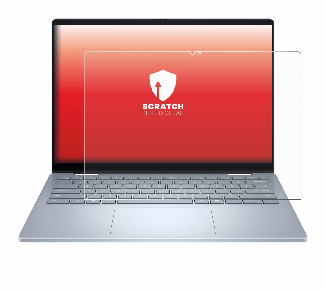 Imagen del dispositivo Dell 14 Plus 2-in-1 con una amplia variedad de protectores de pantalla.