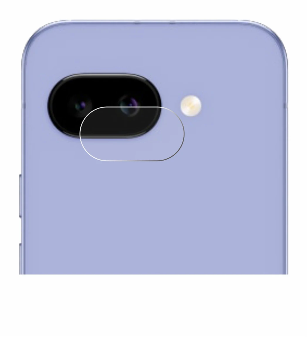 Imagen del dispositivo Google Pixel 9a (SÓLO Cámara) con una amplia variedad de protectores de pantalla.