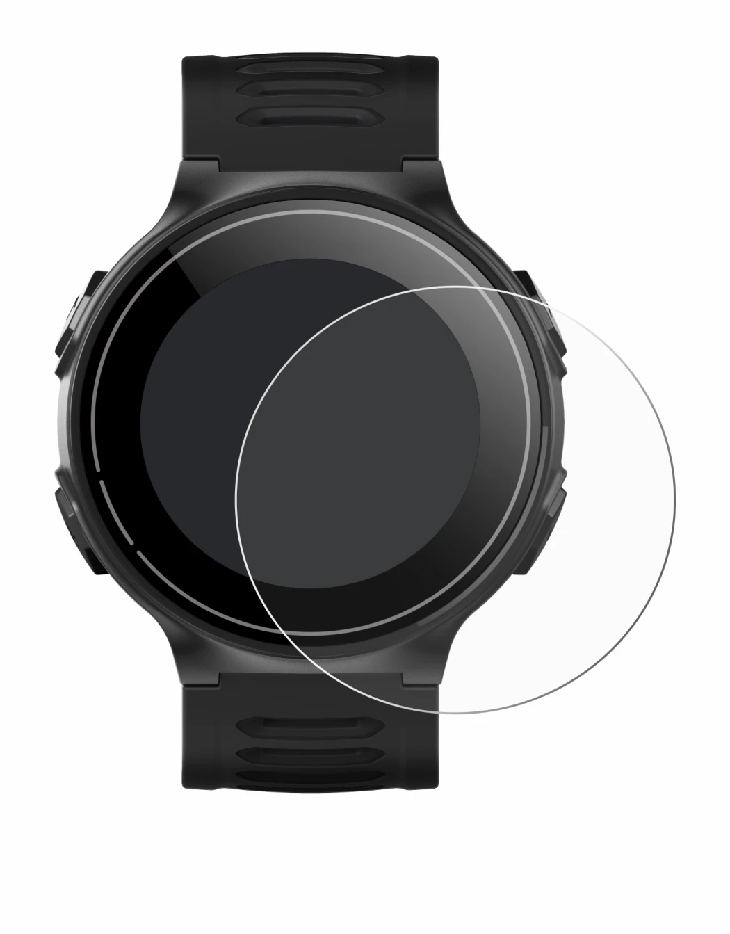 Imagen del dispositivo Kiprun GPS 500 Coros con una amplia variedad de protectores de pantalla.