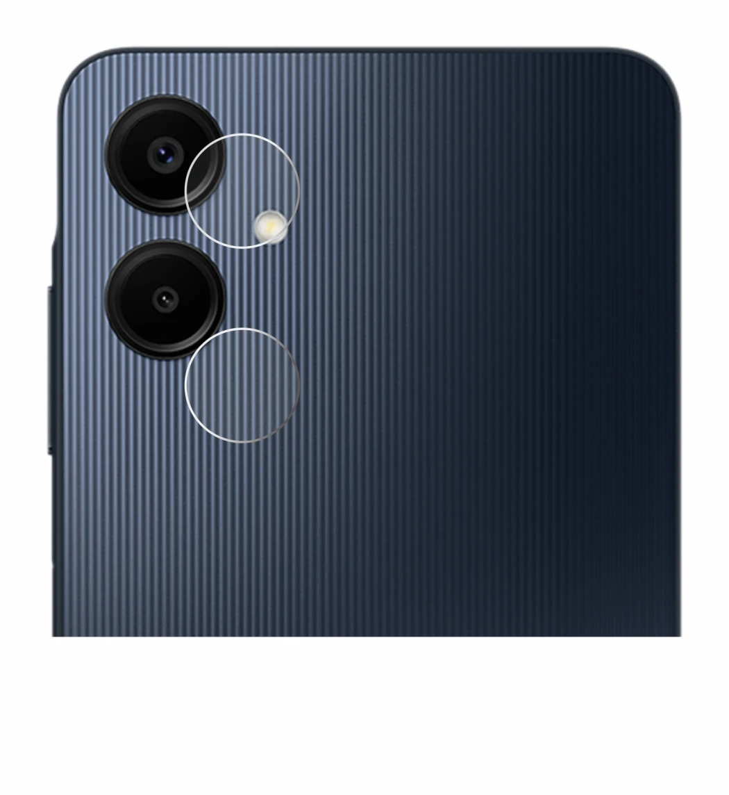 Imagen del dispositivo Samsung Galaxy A06 5G (SÓLO Cámara) con una amplia variedad de protectores de pantalla.