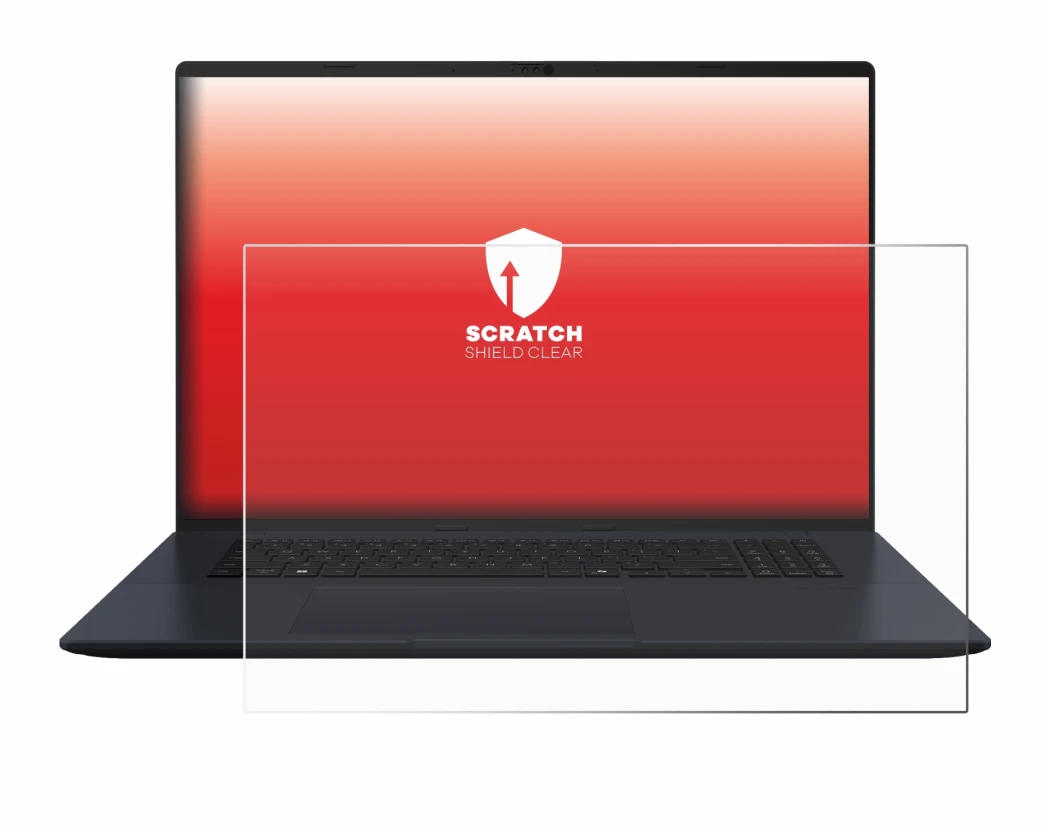 Imagen del dispositivo ASUS Vivobook 18 M1807 con una amplia variedad de protectores de pantalla.
