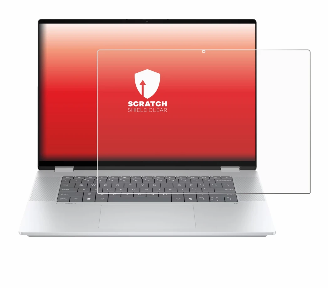 Imagen del dispositivo HP OmniBook X Flip 16-aX con una amplia variedad de protectores de pantalla.