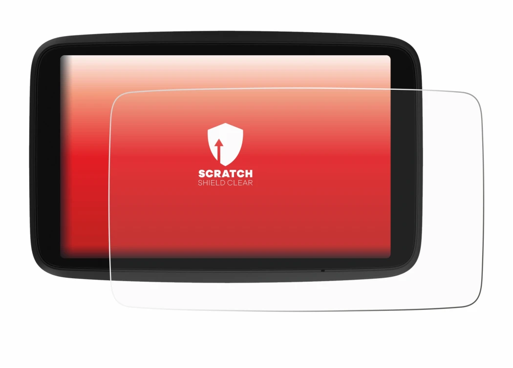 Imagen del dispositivo TomTom Go Navigator 6 (2da generación) con una amplia variedad de protectores de pantalla.