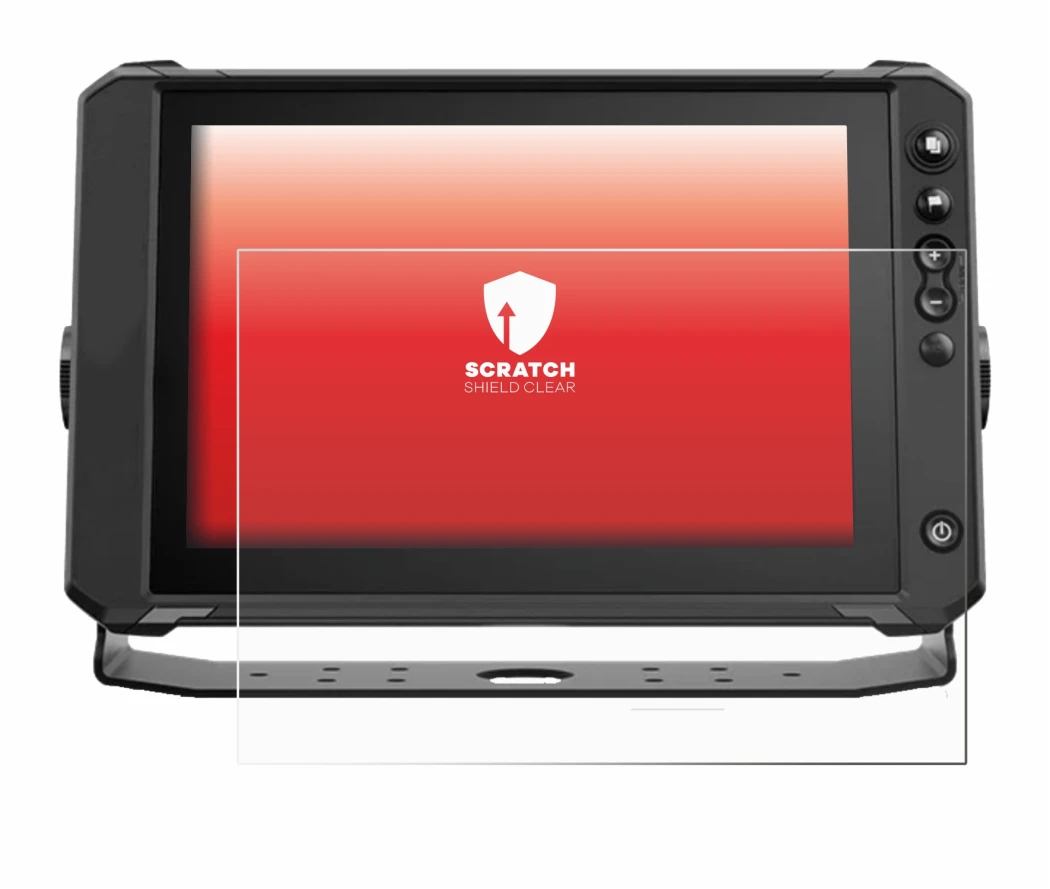 Imagen del dispositivo Lowrance Elite FS 10 con una amplia variedad de protectores de pantalla.