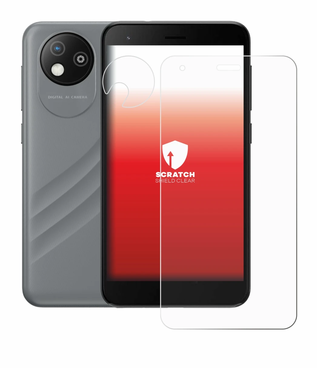 Imagen del dispositivo ZTE Blade A35 lite (Frontal+Cámara) con una amplia variedad de protectores de pantalla.